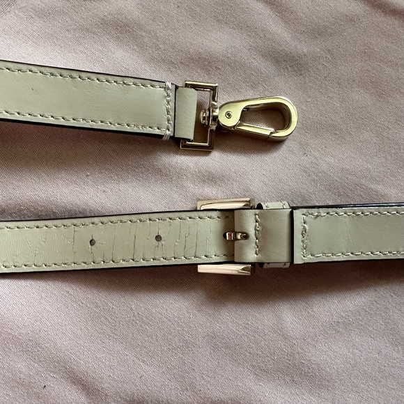 Kate Spade Basket Bag Leo Houston Street Two-Tone Cream and Plum Style No. 4578 - Picture 9 of 12